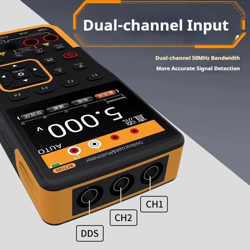 RC7105 3-in-1 Oscilloscope Multimeter Signal Generator | Portable High Precision - Image 3
