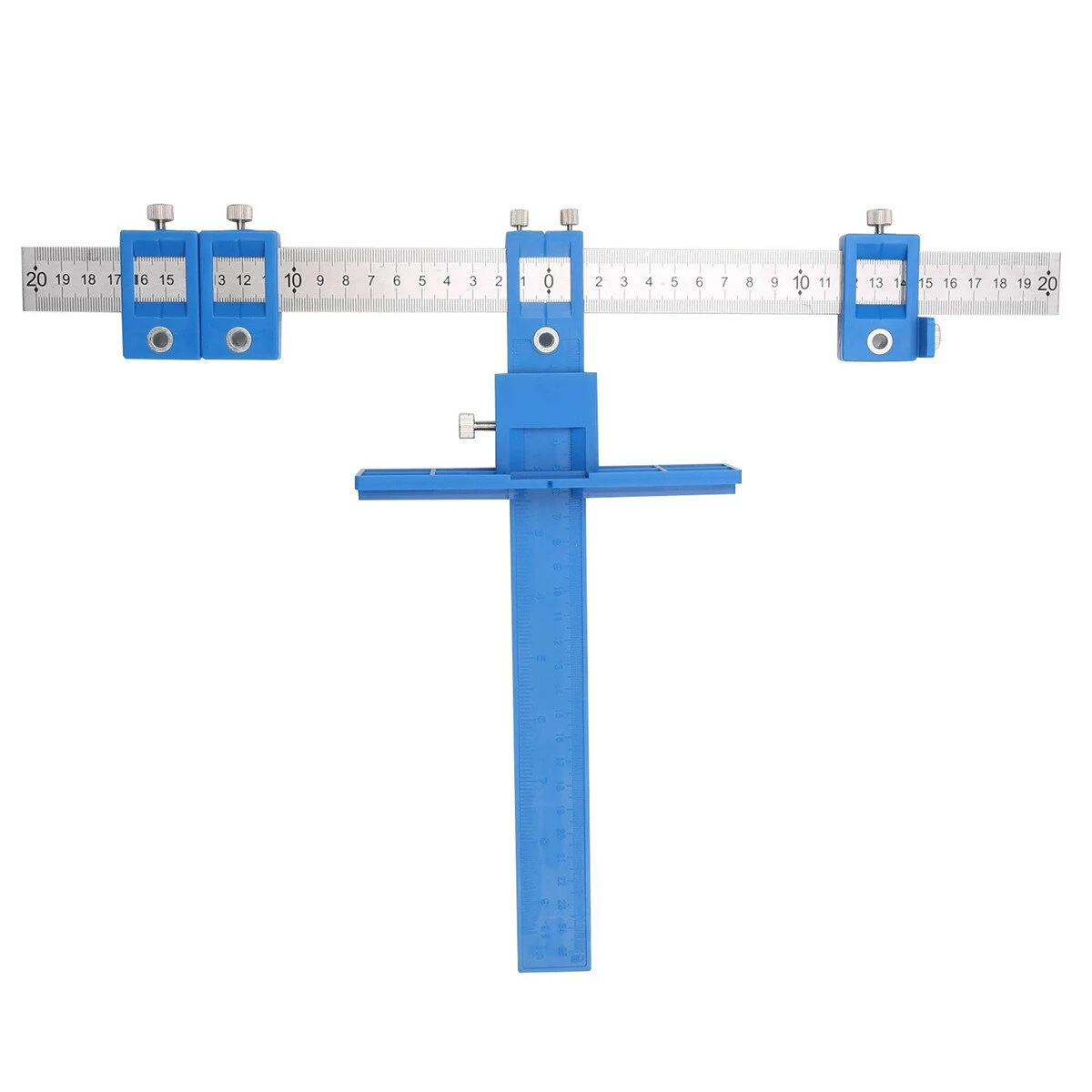 Multifunctional Adjustable Ruler 5MM Hole Ruler | For Handles & Knobs | Inch & Metric Units - Image 2