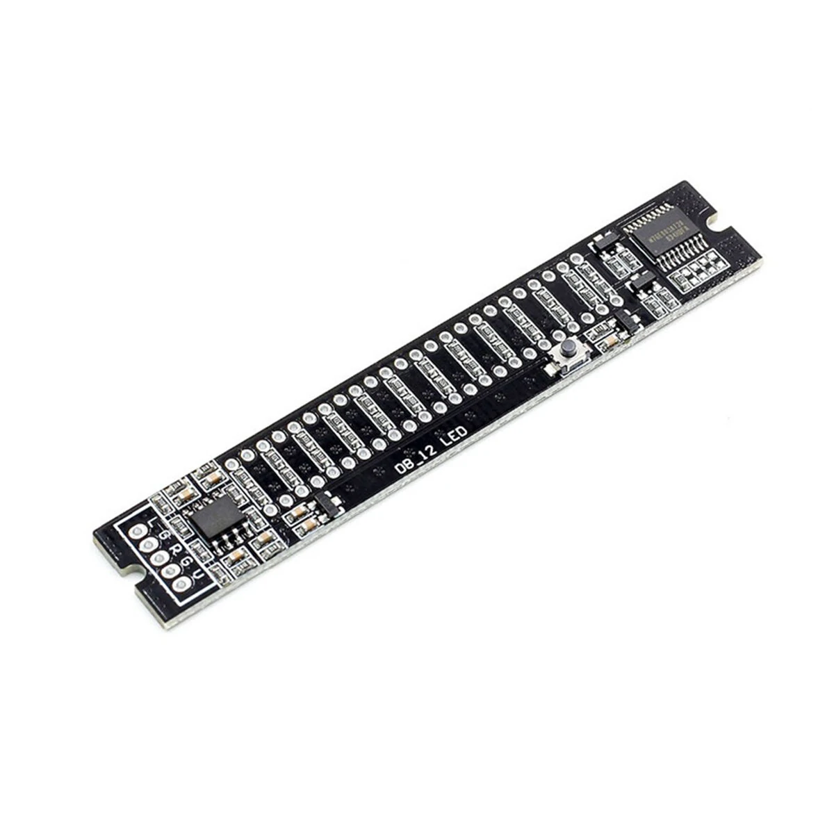 Mini Dual 12 Stereo Level Indicator Kit | Adjustable Speed LED Display - Compact Size - Image 2
