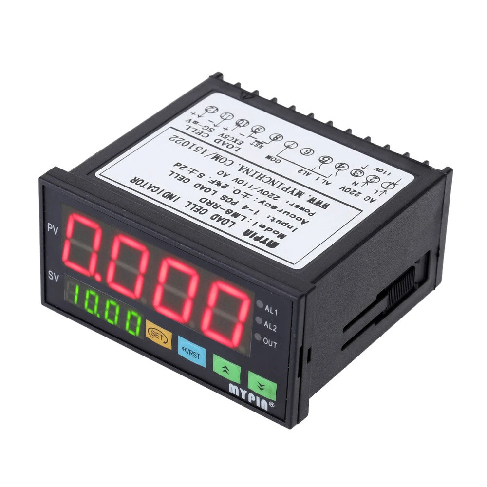 LM8-RRD Digital Weighing Controller - 1-4 Load Cell Input | 2 Relay Output - Image 2