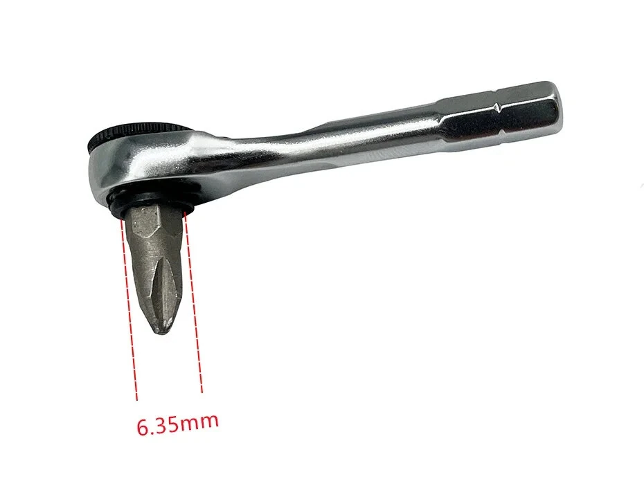DONUMEH Ratchet Wrench Set | 1/4 Hex Torque Screwdriver | S2 Steel Bits 12Nm - Image 4