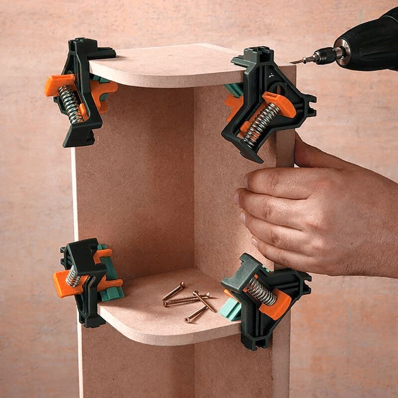 4pcs Adjustable 90 Degree Corner Clamp - Right Angle Woodworking Tool Kit - Image 3