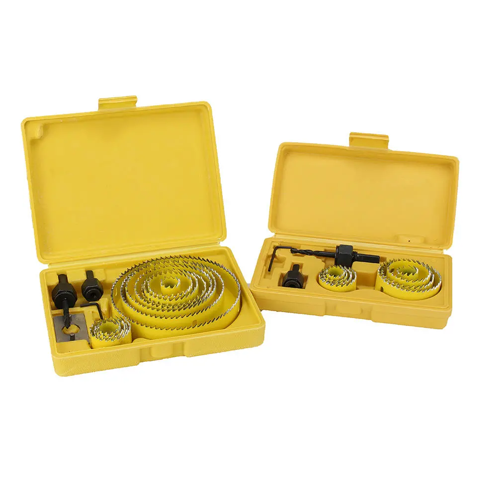 11-16Pcs Alloy Hole Saw Cutter Set | 19-127mm for Wood, PVC & Gypsum Board - Image 3