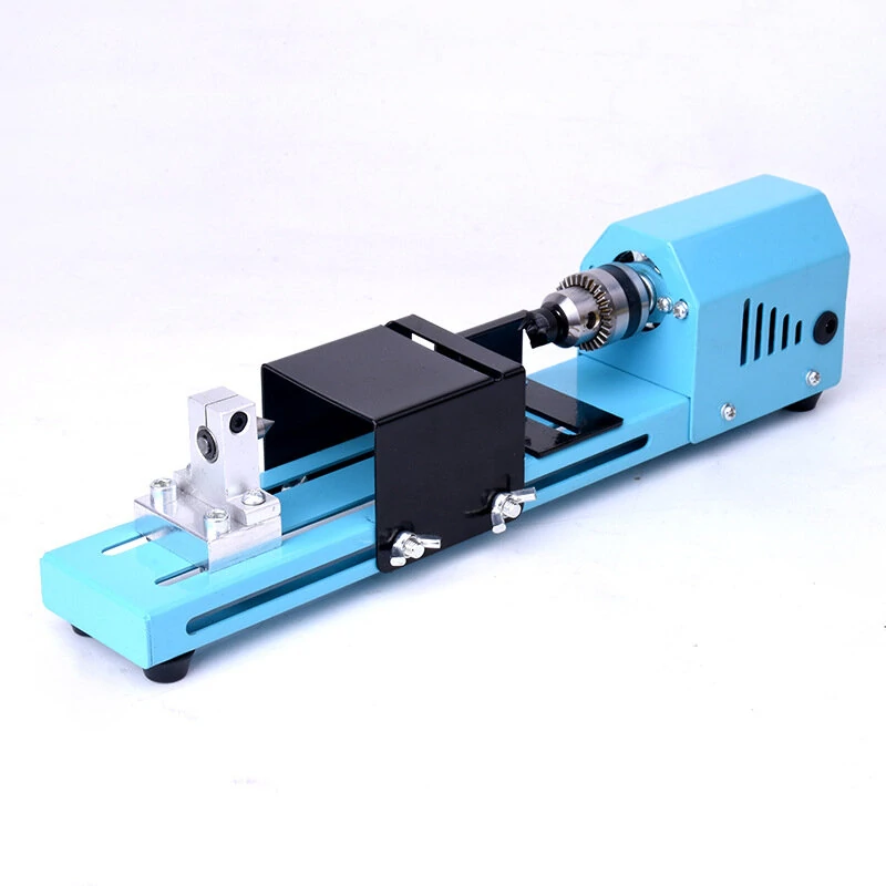 Mini Wood Lathe Machine 150W | 110-240V Adjustable Speed | Grinding Polishing DIY Tool - Image 3