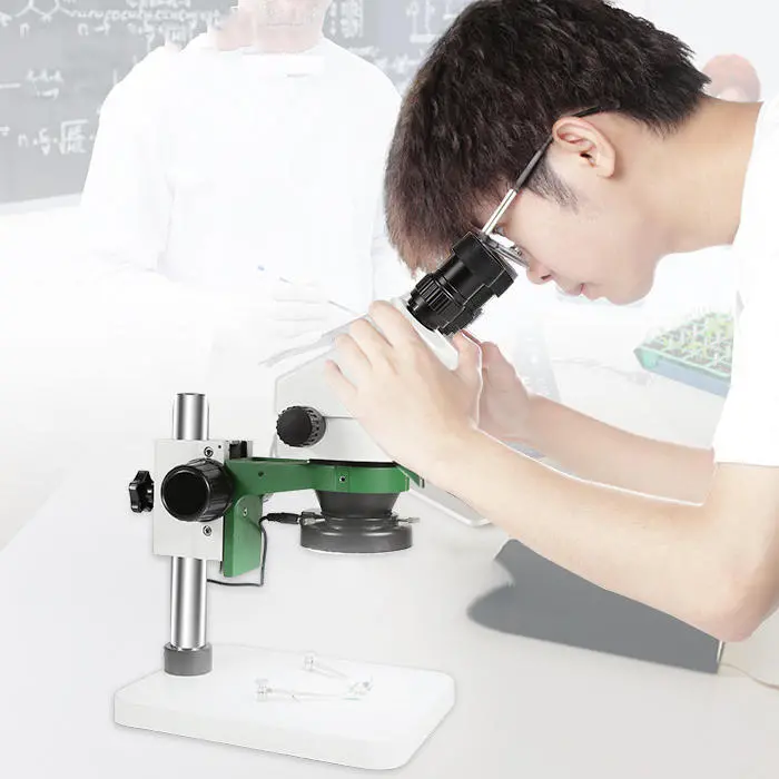 BST-X5 Binocular Stereo Microscope | 7-45X Zoom for Phone & PCB Repair | LED Lights & Stand - Image 3
