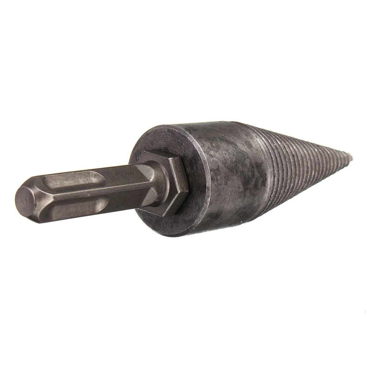 Hex Shank Firewood Splitting Drill Bit Kit | Wood Cone Drilling Tool - Image 4