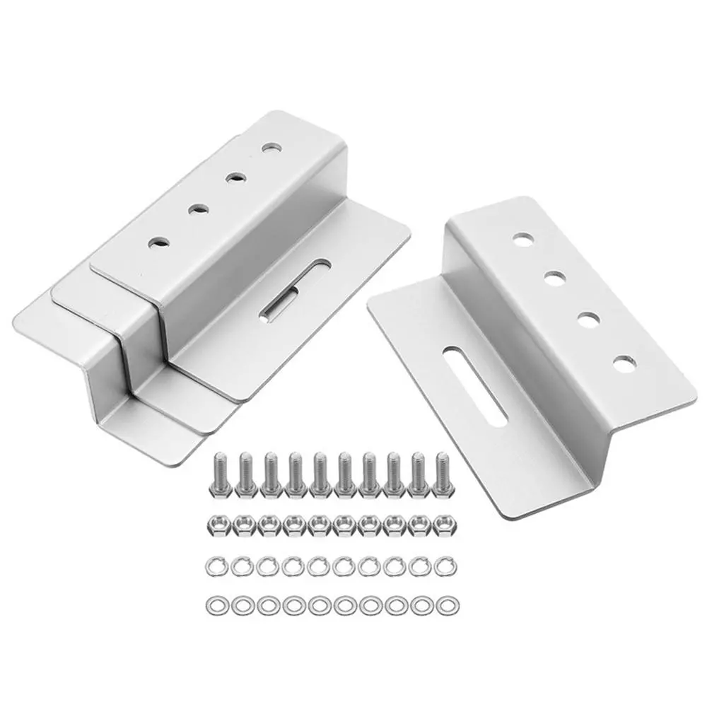 Solar Panel Mounting Z Brackets Kit - 4pcs Aluminum Alloy for Motorhome & Yacht - Image 2