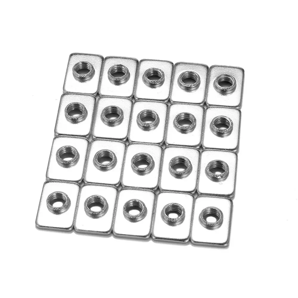 Machifit M3 Steel Tee Nuts - 20pcs for 2020 V-Slot Aluminum Profiles - Image 2