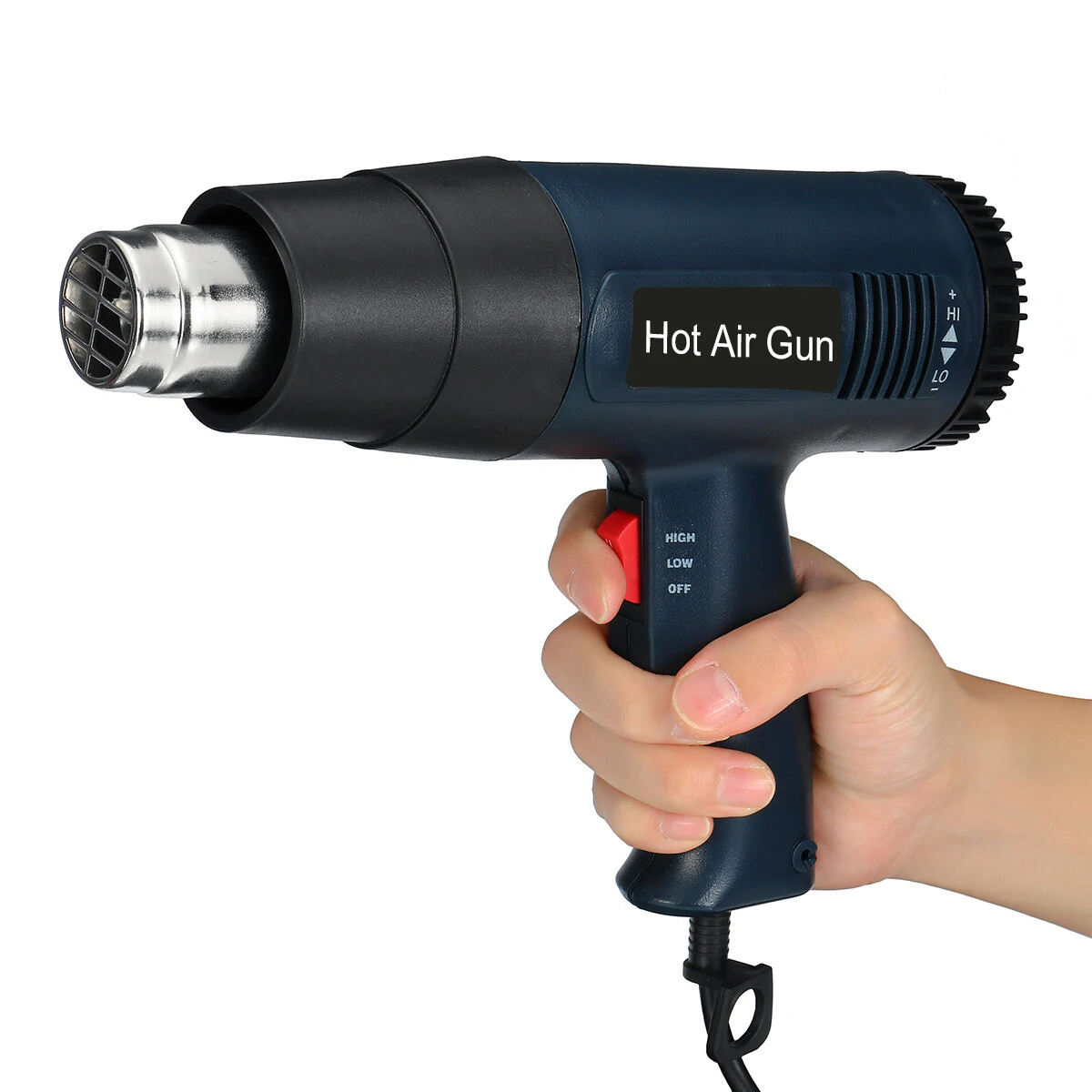Dongcheng 220V 2000W Hot Air Gun - 2 Speed Adjustable Temperature with 4 Nozzles - Image 5
