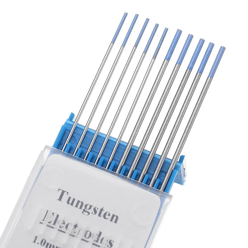 WL20 Blue Tip TIG Tungsten Electrodes 1.0mm & 1.6mm - 10pcs 150mm Welding Rods - Image 2