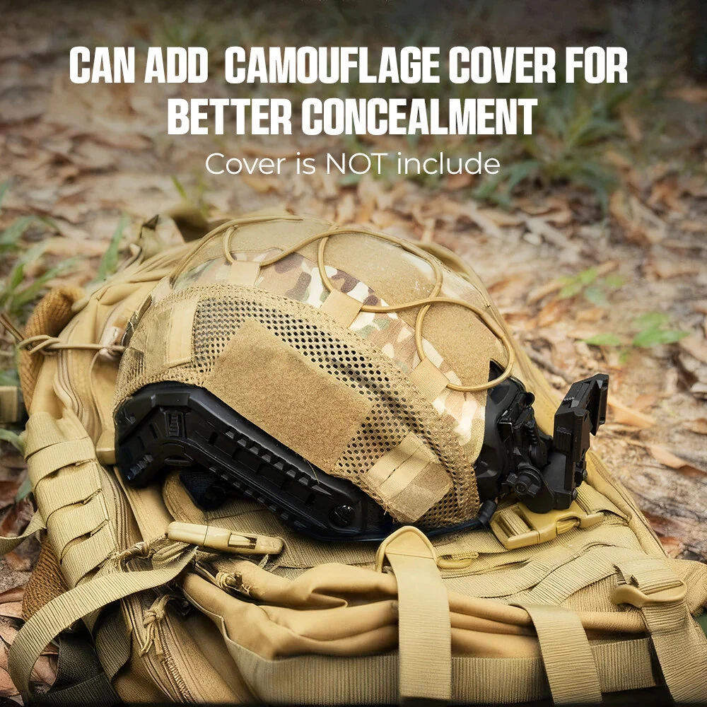 CIGMAN X1PRO Tactical Helmet - PVS Night Vision Compatible Bump Style | Adjustable - Image 4