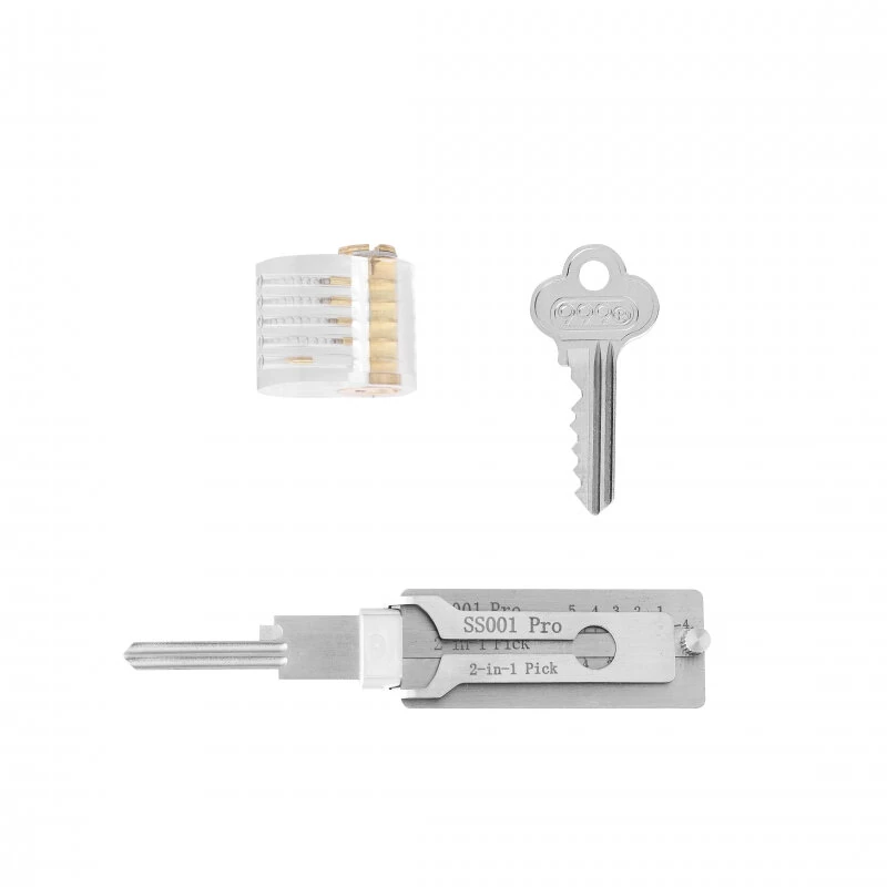 2 in 1 Key Decoder & O-Ring Pickup Kit | Stainless Steel Portable Repair Tool - Image 3