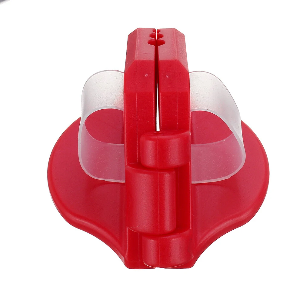 Red Magnetic Safety Nailer - ABS Finger Guard for Hammering Nails | Drill Attachment - Image 3