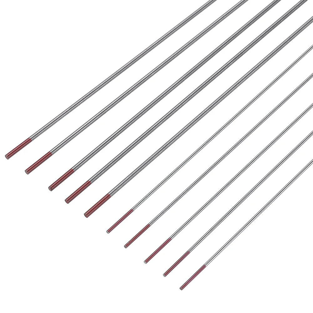 WT20 1.0/1.6x150mm TIG Welding Tungsten Electrodes - 10Pcs Red Tip Rods Set - Image 3