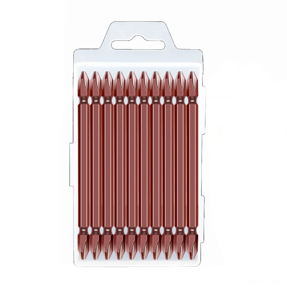 S2 Alloy Steel Cross Screwdriver Bit Set - 10Pcs High Hardness Electric Strong Bits - Image 2