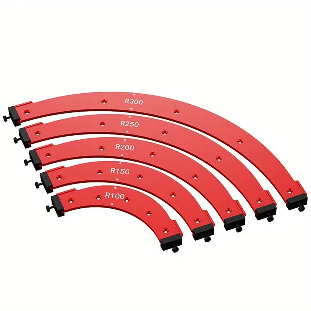 Corner Routing Guide - R100 to R300 Curve Jig for Cabinet Edge Molding - Image 2