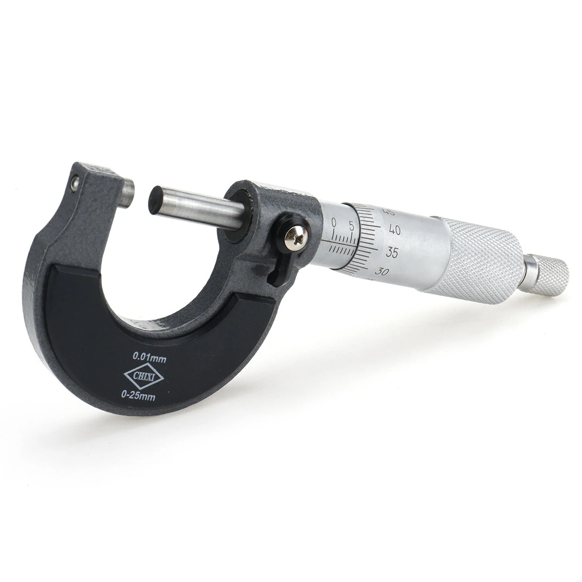 Mitutoyo 0-25mm Micrometer | 0.01mm Accuracy | Metric Caliper Tool - Image 2
