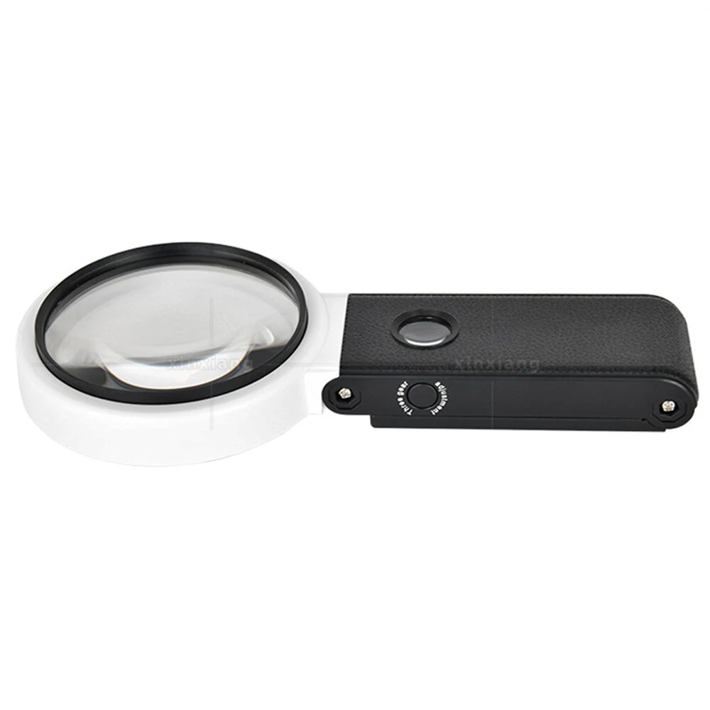 25X LED Illuminated Magnifying Glass | Handheld Eye Loupe for Coins Stamps Jewelry - Image 5