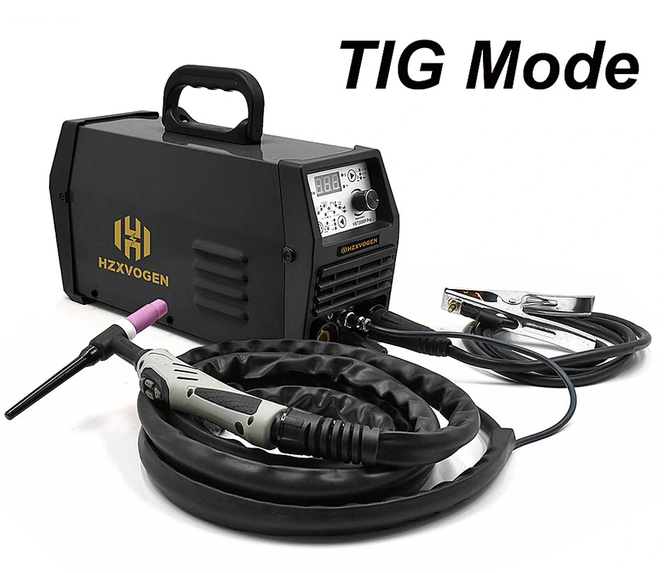 HZXVOGEN TIG200P TIG Welding Machine - 110V/220V 2-in-1 Pulse MMA & HF Argon - Image 4