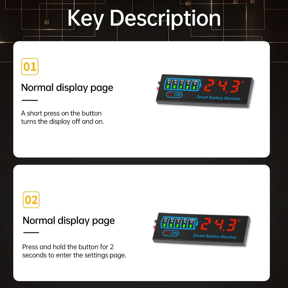 3S-14S Battery Level Indicator - 12V 24V 36V 48V Voltage Tester for 18650 Lipo Lithium - Image 4