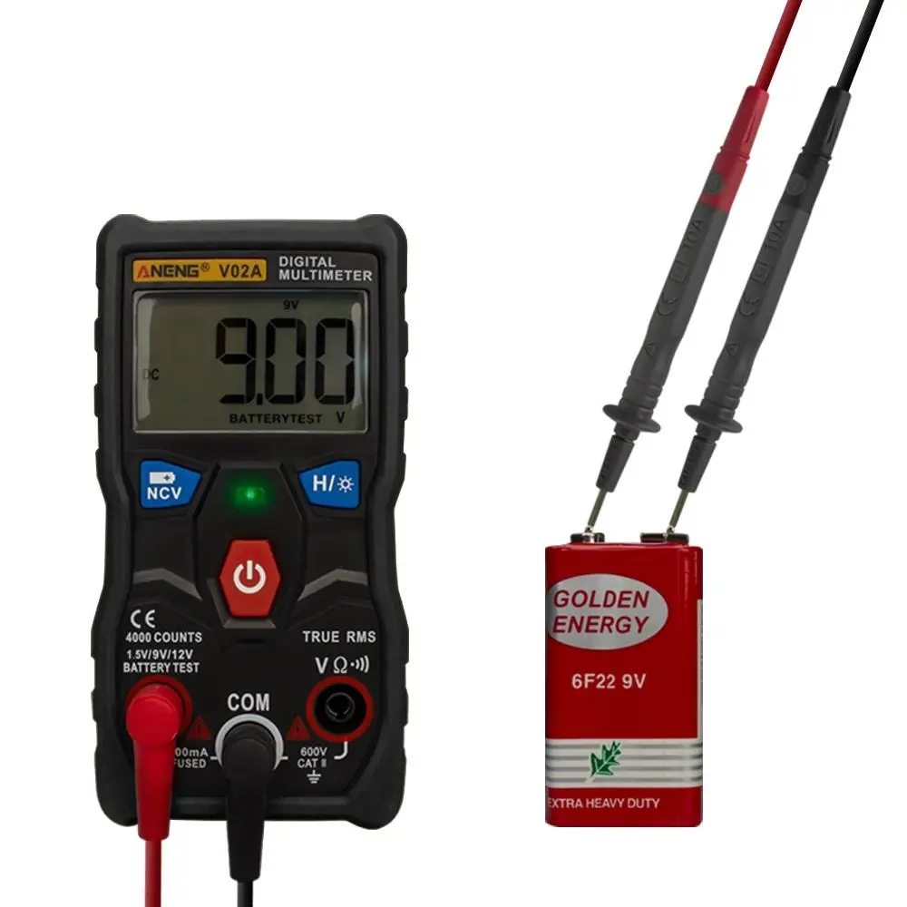 ANENG V02A True RMS Digital Multimeter - 4000 Counts | Auto Gear Recognition - Image 3