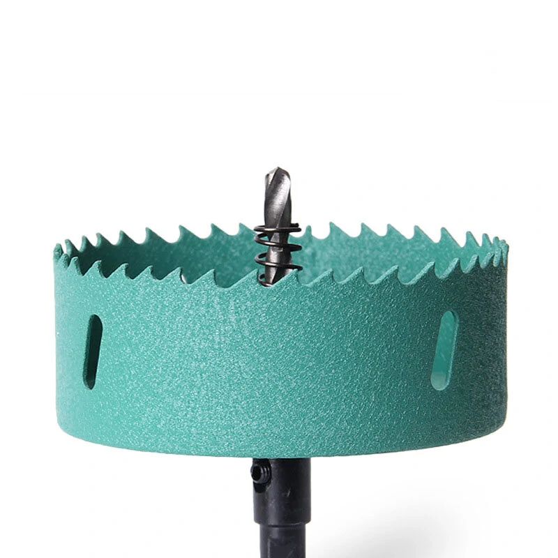 Drillpro M42 HSS Hole Saw Cutter 45-100mm | Aurora Green Metal Tip for Metal & Wood - Image 4
