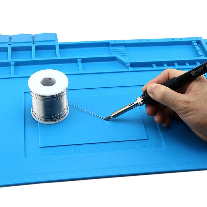 BEST S160 Magnetic BGA Soldering Station - Heat Insulation Silicone Pad Desk Mat - Image 3