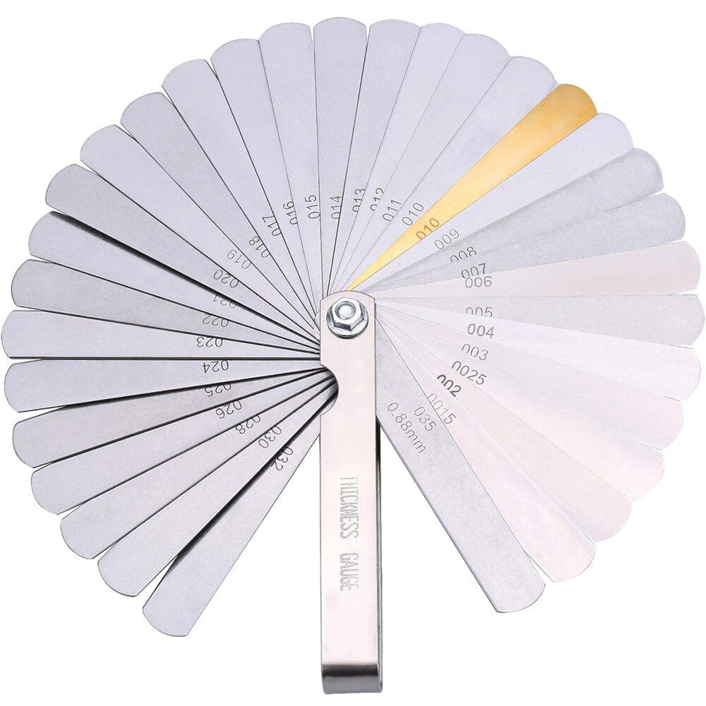 Stainless Steel Feeler Gauge Set - 32 Blades Metric & Imperial 0.04-0.88mm - Image 3