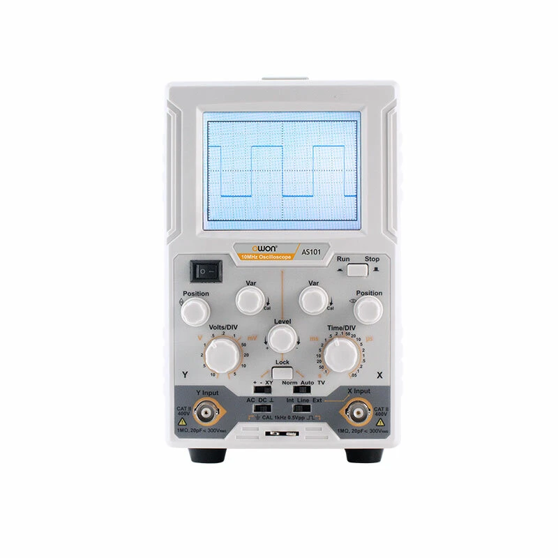 OWON AS101 Digital Oscilloscope - 10MHz 1 Channel 100MS/s Portable Benchtop - Image 2