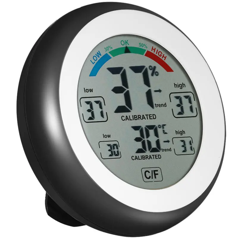 DANIU Digital Thermometer Hygrometer - 2 Pack | Temperature Humidity Meter - Image 2