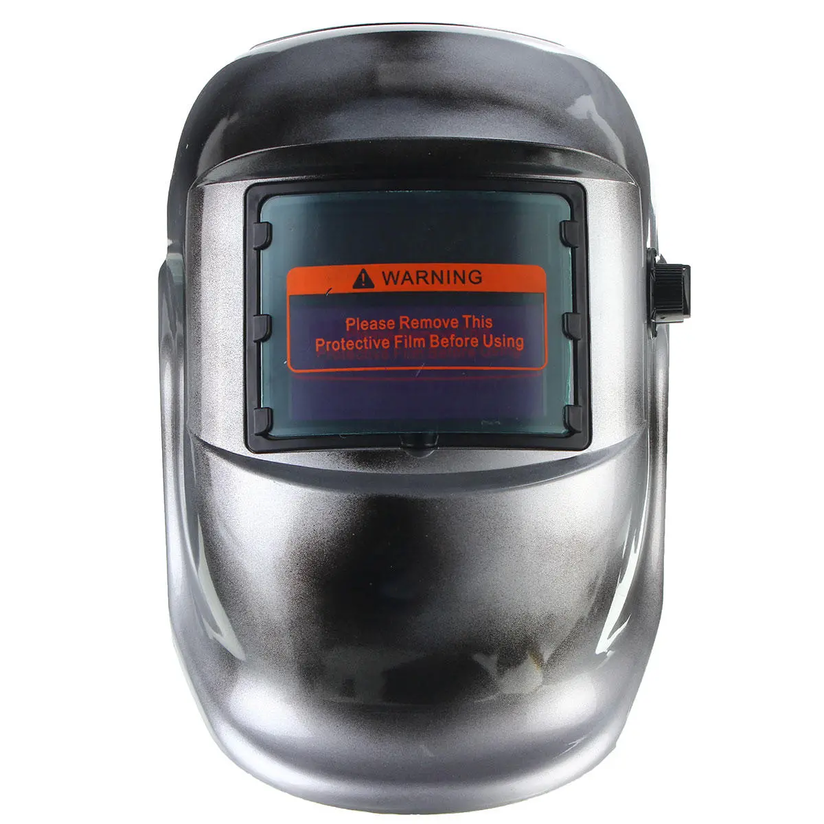 Solar Auto Darkening Welding Helmet - Silver Lens for TIG & MIG Welding - Image 3