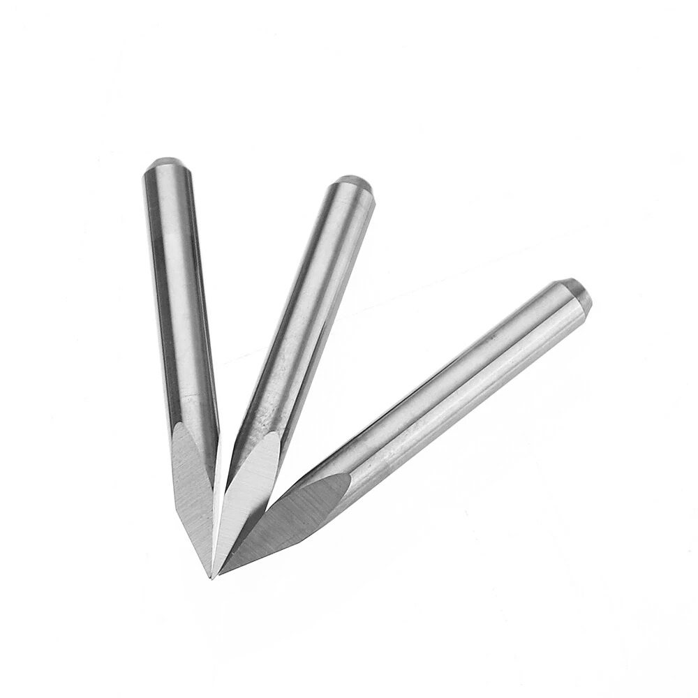 Drillpro 10pcs CNC Engraving Bits - 3.175mm Shank 0.1-0.3mm Tip | PCB Tool - Image 2