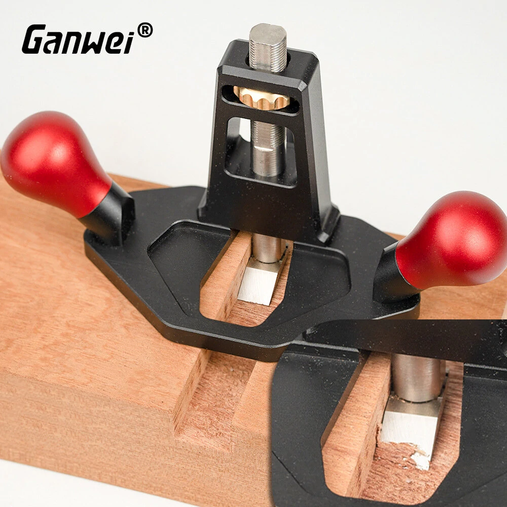 Woodworking Router Plane | Handheld with Depth Adjustment | Right Angle Tenon & Slotting Tool - Image 5