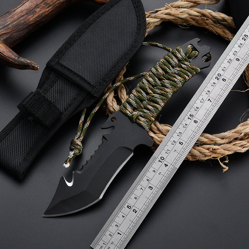 Knifee Survival Knife - 23CM Military Hunting & Camping Tool | High Hardness - Image 5