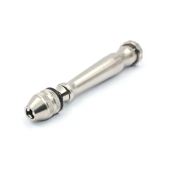Silver Hand Twist Drill - Plum Blossom DIY Tool for Crafting & Hobbies - Image 2
