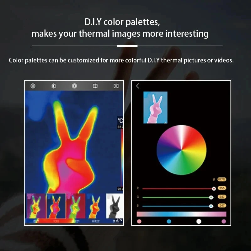 Mobir Air Thermal Imaging Camera for Android - Type-C Infrared Imager for Repair & Inspection - Image 4