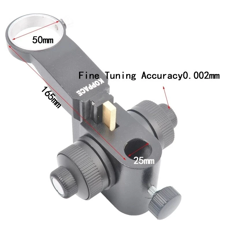KOPPACE Microscope Fine Focus Bracket | 0.002mm High Precision | 25mm Mounting Interface - Image 4