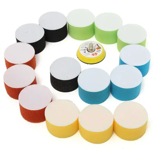 Meguiar's 16pc 2 Inch Polishing Pad Kit - 50mm Buffing Pads for Car Polisher - Image 4