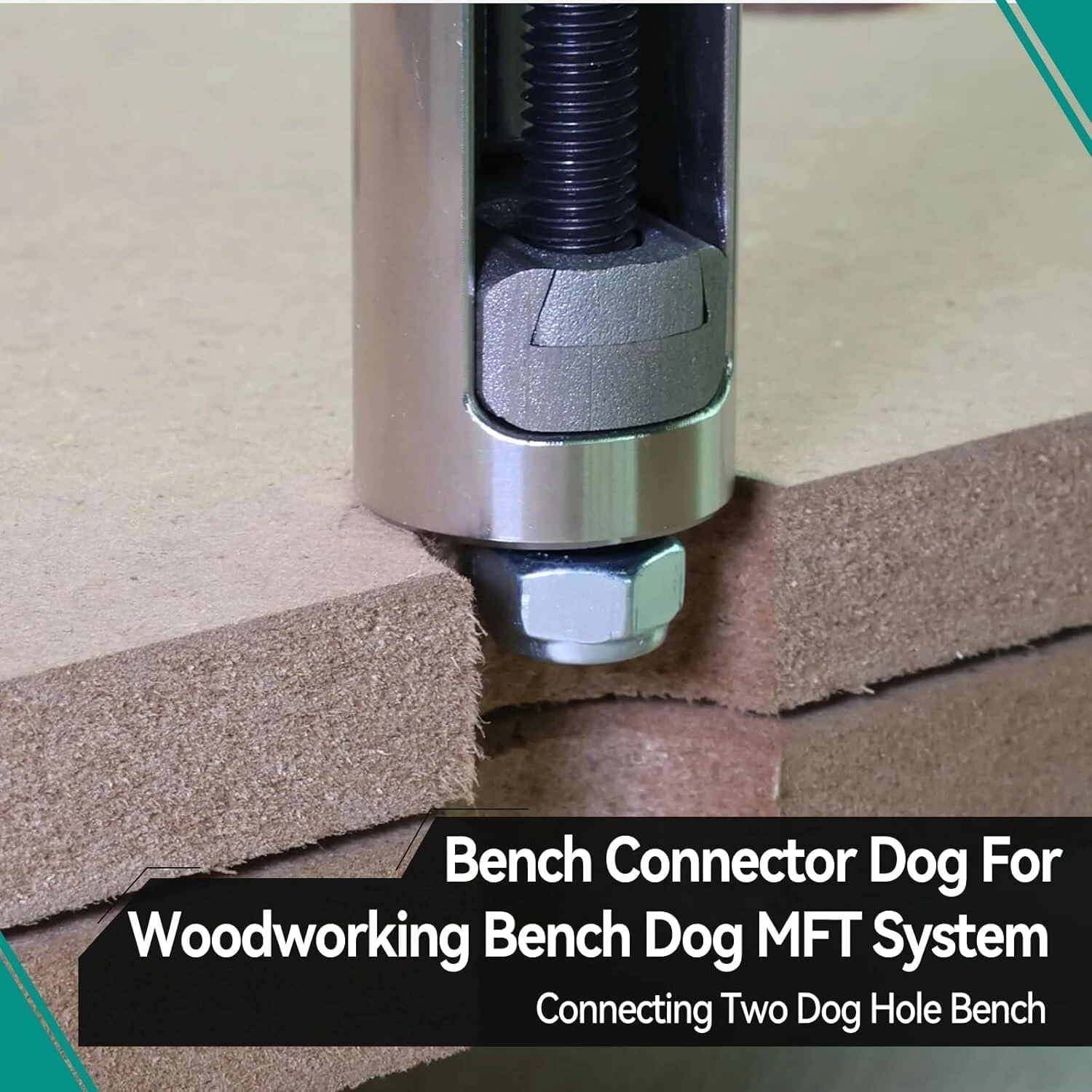 HONGDUI HD30-YG03 Bench Connector Dog - For MFT Woodworking Bench Dog System - Image 4