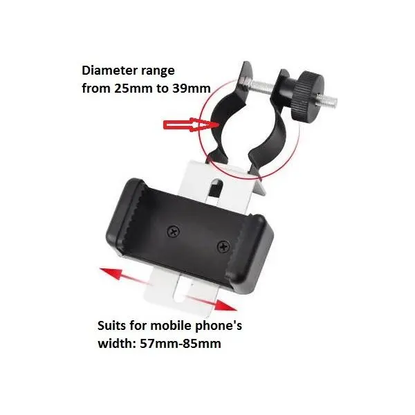 Universal Phone Adapter for Telescope Microscope - 38-50mm Eyepiece Mount Holder - Image 5