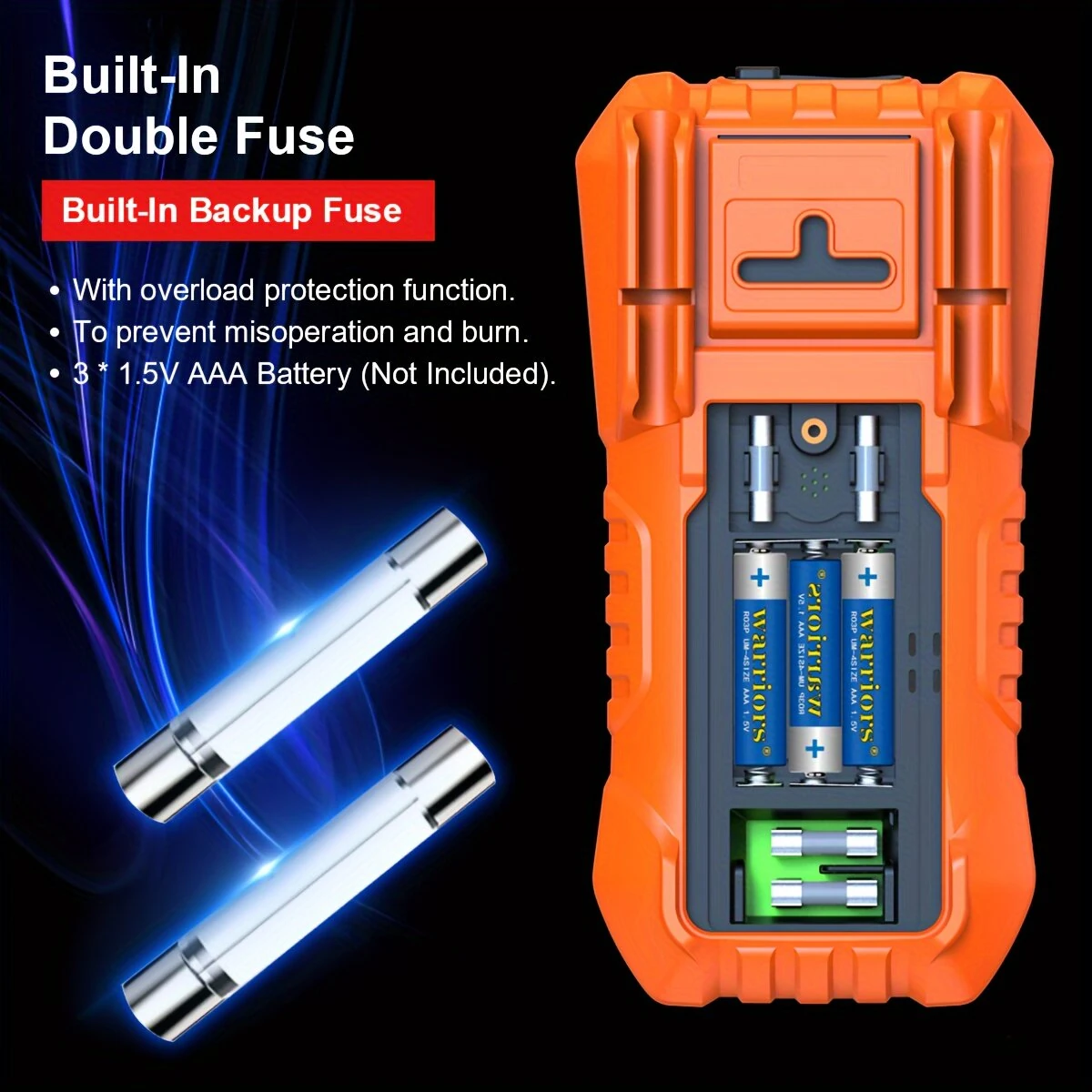 NJTY T58B T58C Inductance Multimeter | 9999 Counts AC DC Voltage Current Tester - Image 5