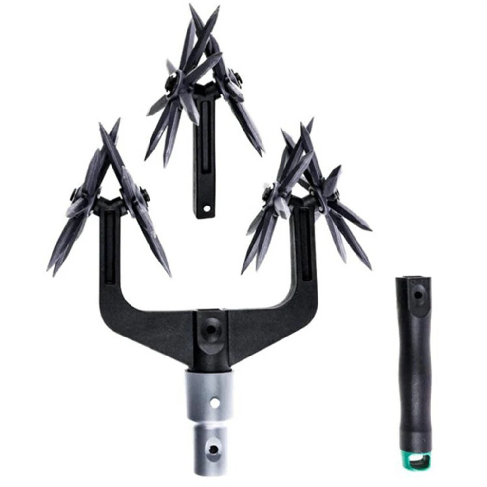 Rotary Cultivator | 2-in-1 Manual Garden Tool for Soil Plowing & Lawn Aeration - Image 3