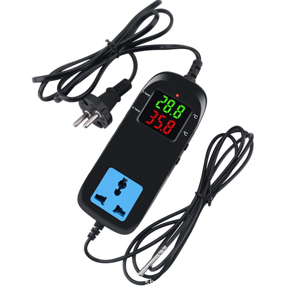 MH2000 Digital Temperature Controller - AC 90-250V with Socket for Home & Lab - Image 3