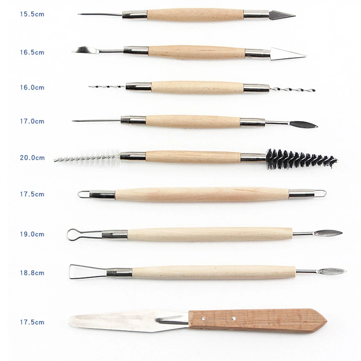 27PCS Clay Tools Set - Soft Pottery & Sculpture Kit with Carving Knife & Lace Tools - Image 3