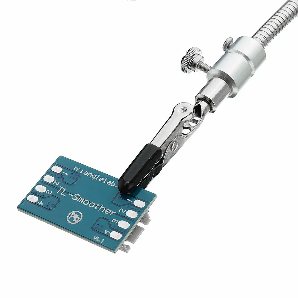YP-003-2 Helping Hands Soldering Station - 300mm Flexible Arm PCB Fixture Holder - Image 4