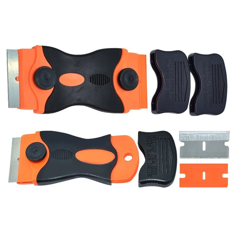 Ceramic Glass Oven Razor Scraper Tool - 1.5 Blade & Plastic Handle - 20 Blades Included - Image 2