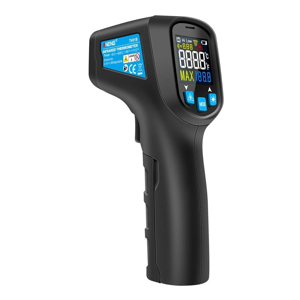 ANENG TH01B Digital Infrared Thermometer | -50 to 600°C | Laser Temperature Sensor - Image 4