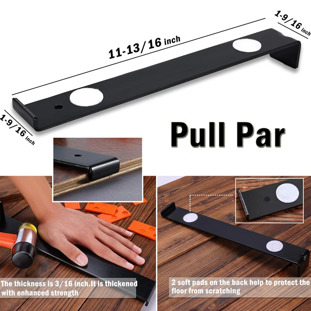 Laminate Flooring Installation Kit - 43-Piece with Pull Bar & 40 Spacers - Image 4