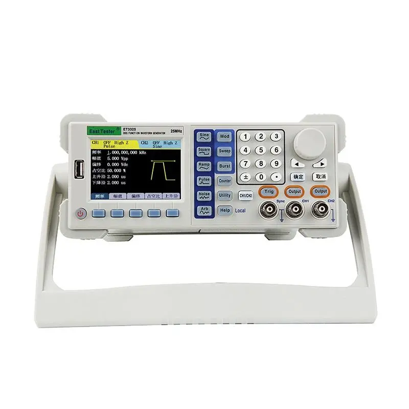 ET3325 Dual Channel 25MHz Function Generator | Arbitrary Waveform Generator - Image 2