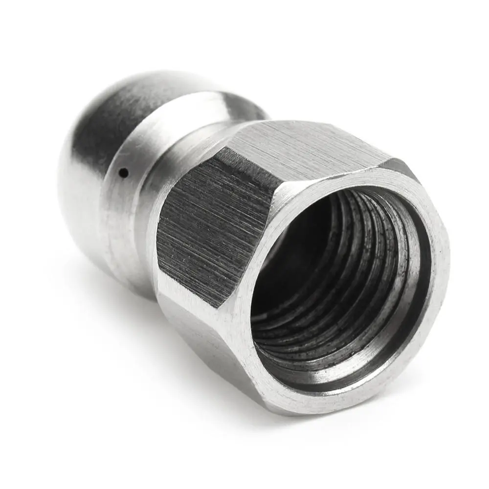 G1/4 1 Front 3 Rear Drain Nozzle | Pressure Washer Sewer Pipe & Laser Cleaning Jet - Image 2